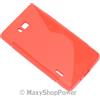 MAXY SSYL CUSTODIA TPU SILICONE COVER CASE PER LG OPTIMUS L7 P700 RED