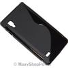 MAXY SSYL CUSTODIA TPU SILICONE COVER CASE PER LG OPTIMUS L9 P760 BLACK