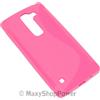 MAXY SSYL CUSTODIA TPU SILICONE COVER CASE PER LG SPIRIT PINK