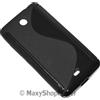 MAXY SSYL CUSTODIA TPU SILICONE COVER CASE PER MICROSOFT LUMIA 430 DUAL SIM BLACK
