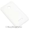 MAXY SSYL CUSTODIA TPU SILICONE COVER CASE PER MICROSOFT LUMIA 435 - 435 DUAL SIM WHITE