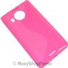 MAXY SSYL CUSTODIA TPU SILICONE COVER CASE PER MICROSOFT LUMIA 950 XL PINK
