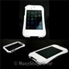 TURTLE BRAND TURTLE CUSTODIA BUMPER ALLUMINIO PER APPLE IPHONE 4 - 4S WHITE