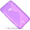 MAXY SSYL CUSTODIA TPU SILICONE COVER CASE PER NOKIA LUMIA 625 PURPLE
