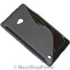MAXY SSYL CUSTODIA TPU SILICONE COVER CASE PER NOKIA LUMIA 720 BLACK