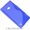MAXY SSYL CUSTODIA TPU SILICONE COVER CASE PER NOKIA LUMIA 720 BLUE