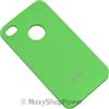 XQISIT CUSTODIA ORIGINALE COVER RUBBER PER APPLE IPHONE 4 - 4S GREEN