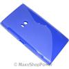 MAXY SSYL CUSTODIA TPU SILICONE COVER CASE PER NOKIA LUMIA 920 BLU