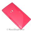 MAXY SSYL CUSTODIA TPU SILICONE COVER CASE PER NOKIA LUMIA 920 PINK