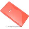 MAXY SSYL CUSTODIA TPU SILICONE COVER CASE PER NOKIA LUMIA 920 RED