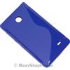 MAXY SSYL CUSTODIA TPU SILICONE COVER CASE PER NOKIA X - X+ BLU