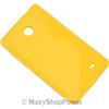 MAXY SSYL CUSTODIA TPU SILICONE COVER CASE PER NOKIA X - X+ YELLOW