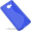 MAXY SSYL CUSTODIA TPU SILICONE COVER CASE PER SAMSUNG GALAXY A7 (2016) A710 BLU