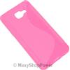 MAXY SSYL CUSTODIA TPU SILICONE COVER CASE PER SAMSUNG GALAXY A7 (2016) A710 PINK