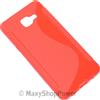 MAXY SSYL CUSTODIA TPU SILICONE COVER CASE PER SAMSUNG GALAXY A7 (2016) A710 RED