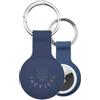 TACTICAL CUSTODIA ORIGINALE CIONDOLO PER APPLE AIRTAG BEAM SILICON BLU