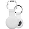 TACTICAL CUSTODIA ORIGINALE CIONDOLO PER APPLE AIRTAG BEAM SILICON WHITE