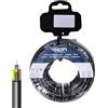 Zarivy Avvolgitubo in acrilico nero da 10 m, 4 x 1,5 mm, 1000 V, ideale per usi elettrici. Flessibile e resistente, garantisce durata e sicurezza nei collegamenti elettrici professionali.