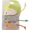 Biitfuu Cat Toys Mouse, 3 Pezzi Peluche Mouse Gioco Interattivo per Gatto Cucciolo Kitty Kitten