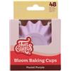 FunCakes Tazze da Forno Bloom Viola Pastello pk/48, Pirottini per Cupcake Muffin Brownies Tazze di Carta Pirottini sono Resistenti al Grasso, 48 Pezzi