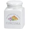 La Porcellana Bianca - Contenitore per Curcuma Coperto, Nylon/A - Conserva, Barattoli e Contenitori - Barattoli Cucina - Porcellana - 175 CC; 6x6xh8,5 cm