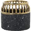 Alexandra House Living Vaso Grigio Ceramica 18 x 16 cm