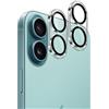 Lutree Pellicola Fotocamera per iPhone 16/ iPhone 16 Plus Vetro Temperato, 2 Pezzi Durezza 9H HD Lente Protettiva, Senza Bolle Anti-Graffio Fotocamera Protezione