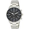 Citizen Cronografo da uomo con quadrante nero Eco-Drive CA0690-88E, Argento, Bracciale