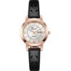 RORIOS Ragazze Minimalista Orologio da Polso Donna Analogico Quarzo Orologio Signora Cinturino in Maglia Impermeabile Orologio Oro Rosa Settimana Calendario Bianco
