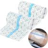 TOPBELIEF 2 Rotolo Benda Trasparente Impermeabile, 15cm x 5m Pellicola Per Tatuaggi, Cerotti Impermeabili Per Doccia, Rotolo Cerotto, Bendaggio Antiallergico, Nastro Medico Trasparente per Ferite, Sport, Bagno