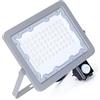 VoltShine Proiettore LED 50 W 4500 lm 6500 K IP65: illuminazione potente e resistente per esterni, ideale per eventi, giardino e sicurezza.