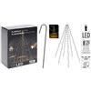 Zarivy Tenda esterna da 120 LED in bianco caldo, ideale per abbellire alberi. Con un'altezza di 2 metri, dona un tocco magico e accogliente al tuo arredamento esterno.
