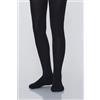 Tezenis Collant Caldo Bambina Coste Bambina Nero