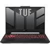 ASUS TUF Gaming A15 FA507NV-LP023W AMD Ryzen™ 7 7735HS Computer portatile 39,6 cm (15.6") Full HD 16 GB DDR5-SDRAM 512 GB SSD NVIDIA GeForce RTX 4060 Wi-Fi 6 (802.11ax) Windows 11 Home Grigio