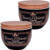 imi shop Tesori d'Oriente Fior di Loto Crema corpo 2 Confezione di 300ml ognuno (2 Confezioni, Hammam)