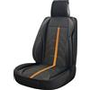 S SUMEX SUMEX Schienale per seggiolino auto modello Potenza colore nero e arancione custodia sportiva universale impermeabile in pelle sintetica