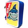 FCP Astuccio Scuola Pool Over Young Boy Squalo Shark 3 piani completo + omaggio portachiave fischietto