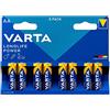 Zarivy PILA LONGLIFE POWER AA - LR06 (BLISTER 8 pz.) Ø 14,5 x 50,5 mm. Goditi una durata prolungata e prestazioni affidabili sui tuoi dispositivi. Ideale per giocattoli, telecomandi e altro ancora.