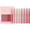 Aomhrek Set Matite Labbra da 12 Colori, Matita Labbra Opaca, Lip Combo Duratura e Impermeabile, Pennarello Labbra Altamente Pigmentato, Matite Labbra Set Ideale per Il Trucco