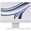 APPLE 24INCH IMAC WITH RETINA 4.5K DISPLAY M3 CHIP WITH 8CORE CPU + 8CORE GPU 8GB 256GB SSD SILVER