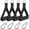 CAASFOOY 4 Pezzi Manopole per Fasce di Resistenza, Maniglie Palestra Cavi,Maniglie per Resistenza,Maniglie per Fitness,con 4 Bottoni a Pressione,per Fitness per Yoga Pilates Fitness Allenamento