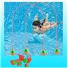 AiDeHuaKeJi 2 giocattoli da piscina per bambini, 2,5 m, anelli da immersione per bambini a partire dai 5 6 7 8 9, giocattolo da immersione, accessorio per piscina, regalo per feste in piscina, 5 - 12