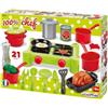 SIMBA TOYS ITALIA SRL Ecoiffier 100% Chef Set Stoviglie Da Cucina Con Fornello 21 Pz