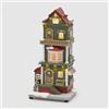 EDG Enzo De Gasperi Casetta di Natale con Musica e LED 36x14,5cm Decorazione Natalizia