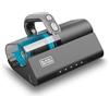 BLACK+DECKER - Aspirapolvere Portatile Dust Mites 400W | Aspirazione 12Kpa | Luce UV Antibatterica | Spazzola Motorizzata | Doppia Filtrazione Ciclone + HEPA | Vibrazione 12.000rpm | Schermo LED