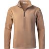 Oralidera Felpa in Pile da Uomo con Zip Autunno Invernale Giubbetto in Pile a Maniche Lunghe Pullover Giacca di Felpa Collo Alto con Cerniera, Marrone, XL