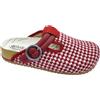 GELATERIA INTERNATIONAL Srl Woodstock Soft 2.0 Pied De Poule Rosso/Bianco 37/38 - Calzature Con Morbidissimo Plantare Anatomico Punta Chiusa