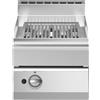 Griglia a gas in acciaio inox, da banco 40x70x30 cm