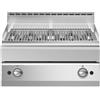 Griglia a gas in acciaio inox, da banco 70x70x30 cm