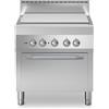 Tuttapiastra elettrico forno elettrico ventilato 80x70x85 cm